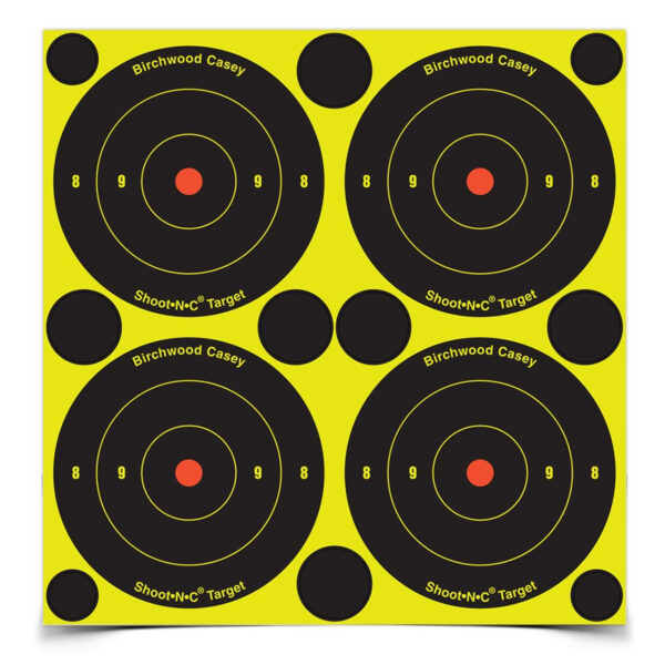 Birchwood Casey Shoot-N-C 3" Bulls-Eye Targets + Pasters