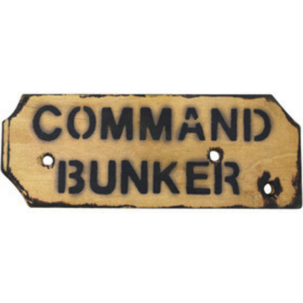 Command Bunker Sign