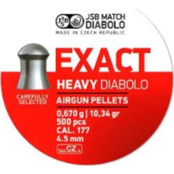 JSB Exact Heavy Diabolo .177 (4.52 mm) Pellets