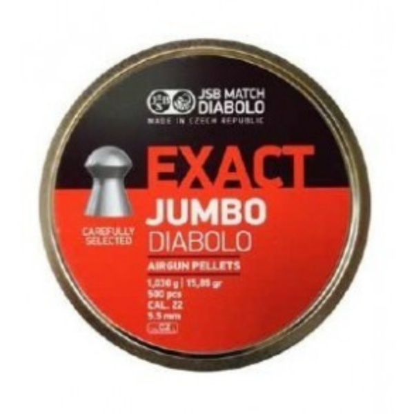 JSB Exact Jumbo Diabolo .22 (5.52 mm) Pellets