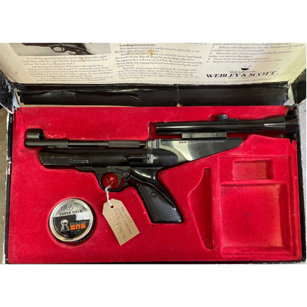 Pre-Owned Webley Hurricane 22 Boxed Air PistolRT - Image 2