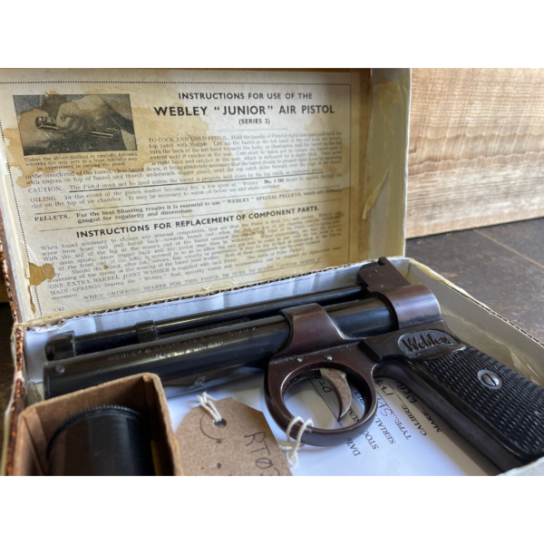 Pre-Owned Webley Junior 177 Boxed Air Pistol - Image 5