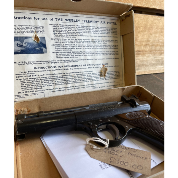 Pre-Owned Webley Premier .22 Boxed Air Pistol - Image 4