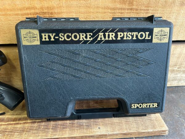 Pre-Owned Hy-Score Model 802 .177 Air Pistol with Original Box and Manual - Image 3