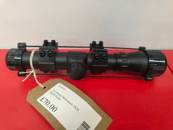 Pre-Owned Weihrauch 2X20 Pistol Scope
