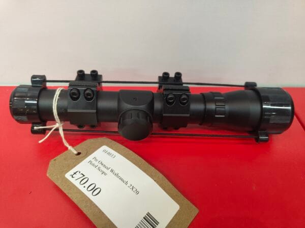Pre-Owned Weihrauch 2X20 Pistol Scope